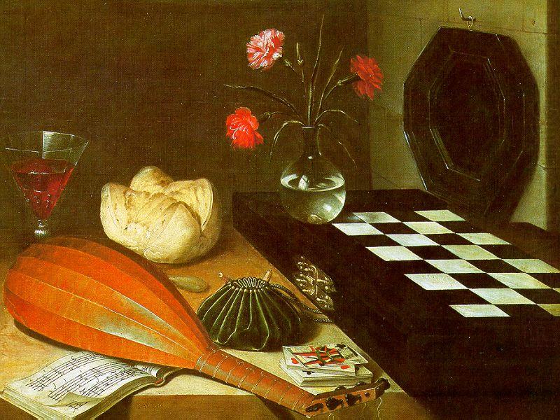 Still Life with Chessboard,  Lubin Baugin